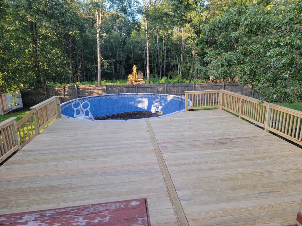 New Deck Pool View