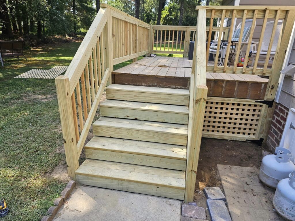 New Deck Steps